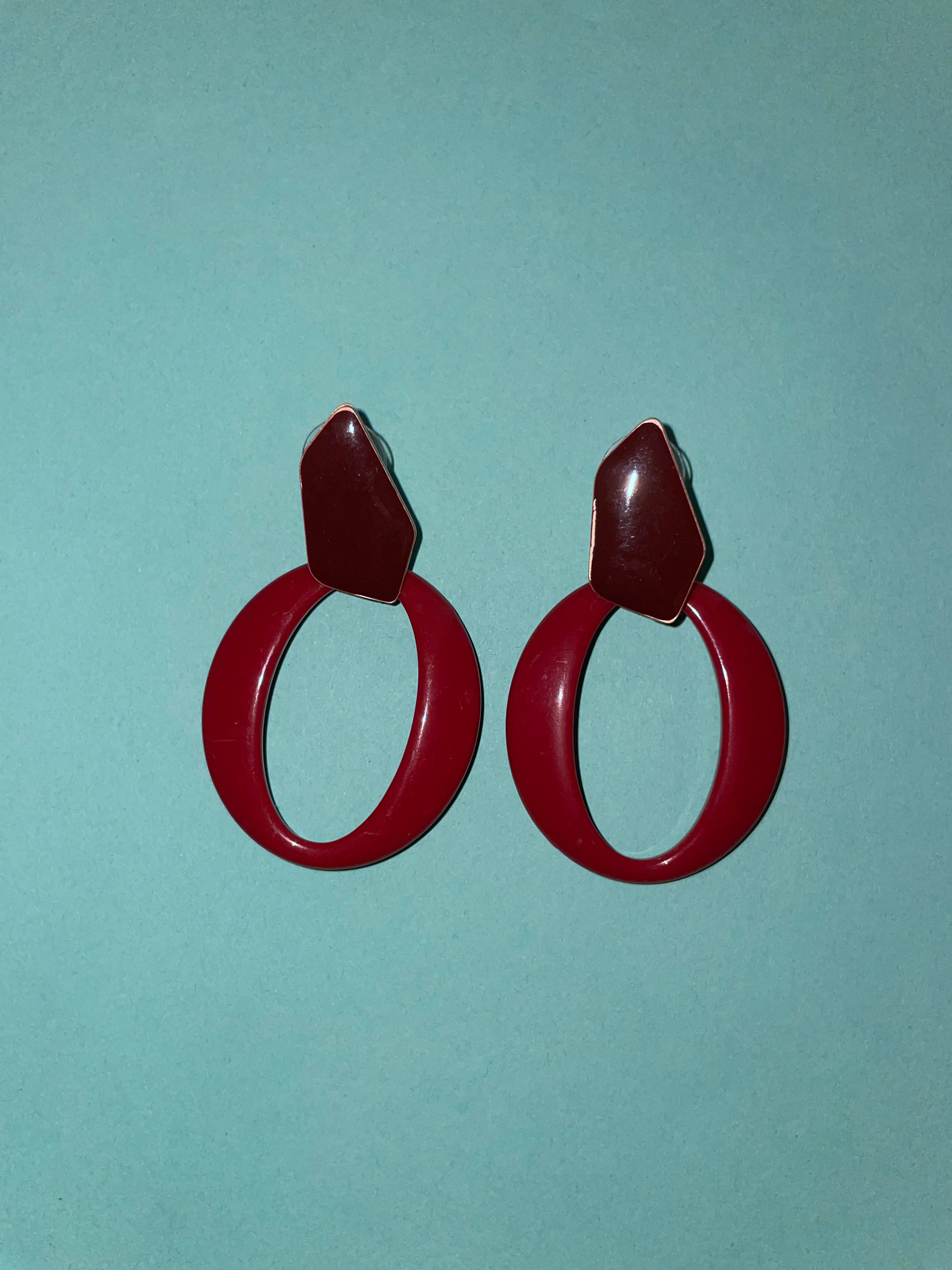 Cherry Ring Earrings